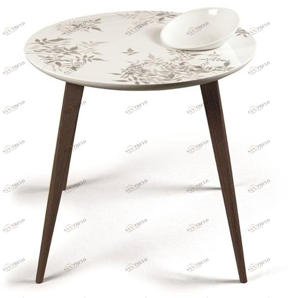 Lladró Круглый журнальный столик из фарфора Moment 01040231