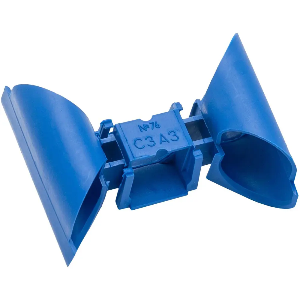 Соединитель для подрозетников Gusi Electric 45x58x24 мм с лапками IP20 цвет синий STLM-2042141