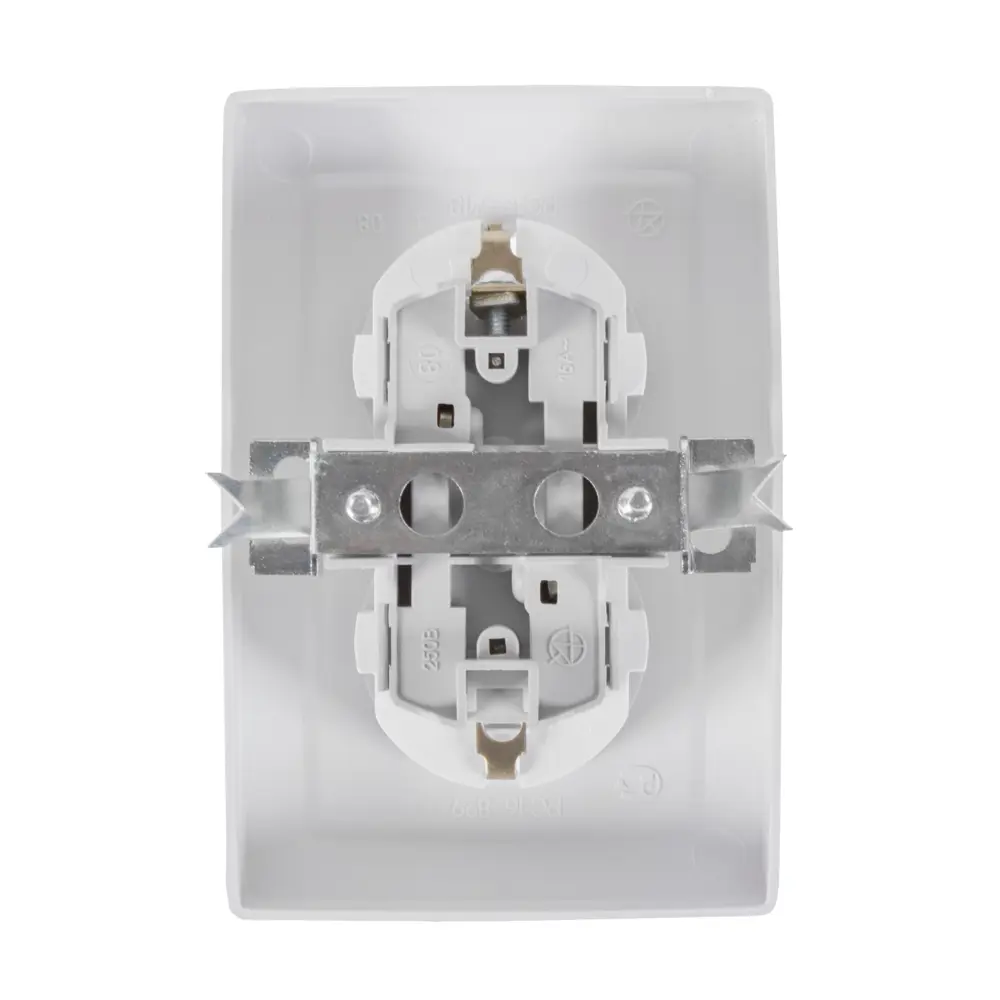 Розетка Reone 2 разъема с заземлением STLM-2025986 - Вид №2