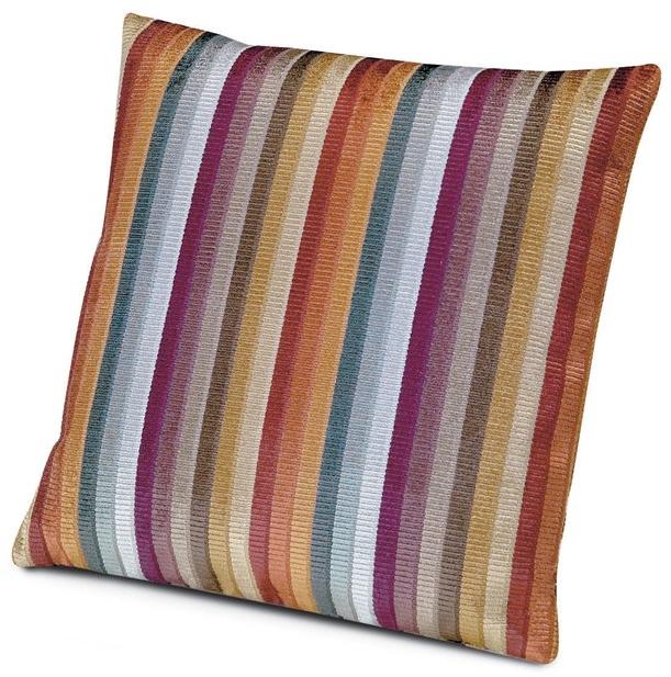 MissoniHome Подушка из бархата в полоску Master moderno sun-id-1424187 - Вид №3