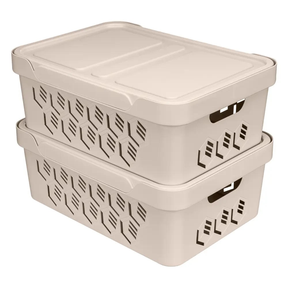 Santreyd Перфорированный органайзер с крышкой 12 л для системного хранения 82215661 Ящик STLM-0022146 - Вид №6