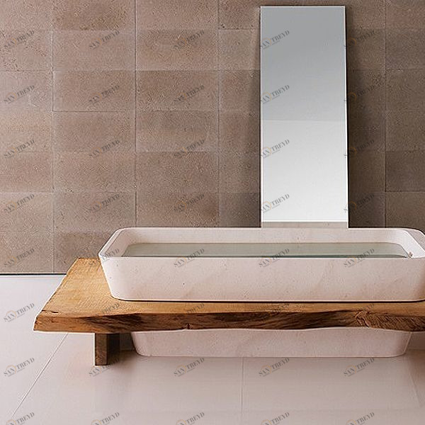 ВАННА ОТДЕЛЬНОСТОЯЩАЯ С ДЕРЕВЯННОЙ ДОСКОЙ DUO 180X90 СМ Neutra Design V63