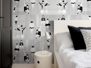 Геометрические обои ПВХ бесплатно, экологически чистые, моющиеся