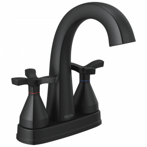 257756-BLMPU-DST Смеситель для ванной комнаты с двумя ручками Delta Faucet Stryke Матовый черный