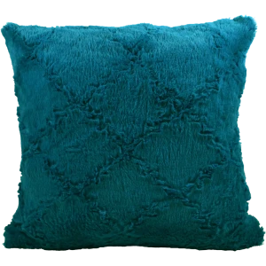 Подушка мех 45x45 см цвет бирюзовый 84378919 STLM-2212101