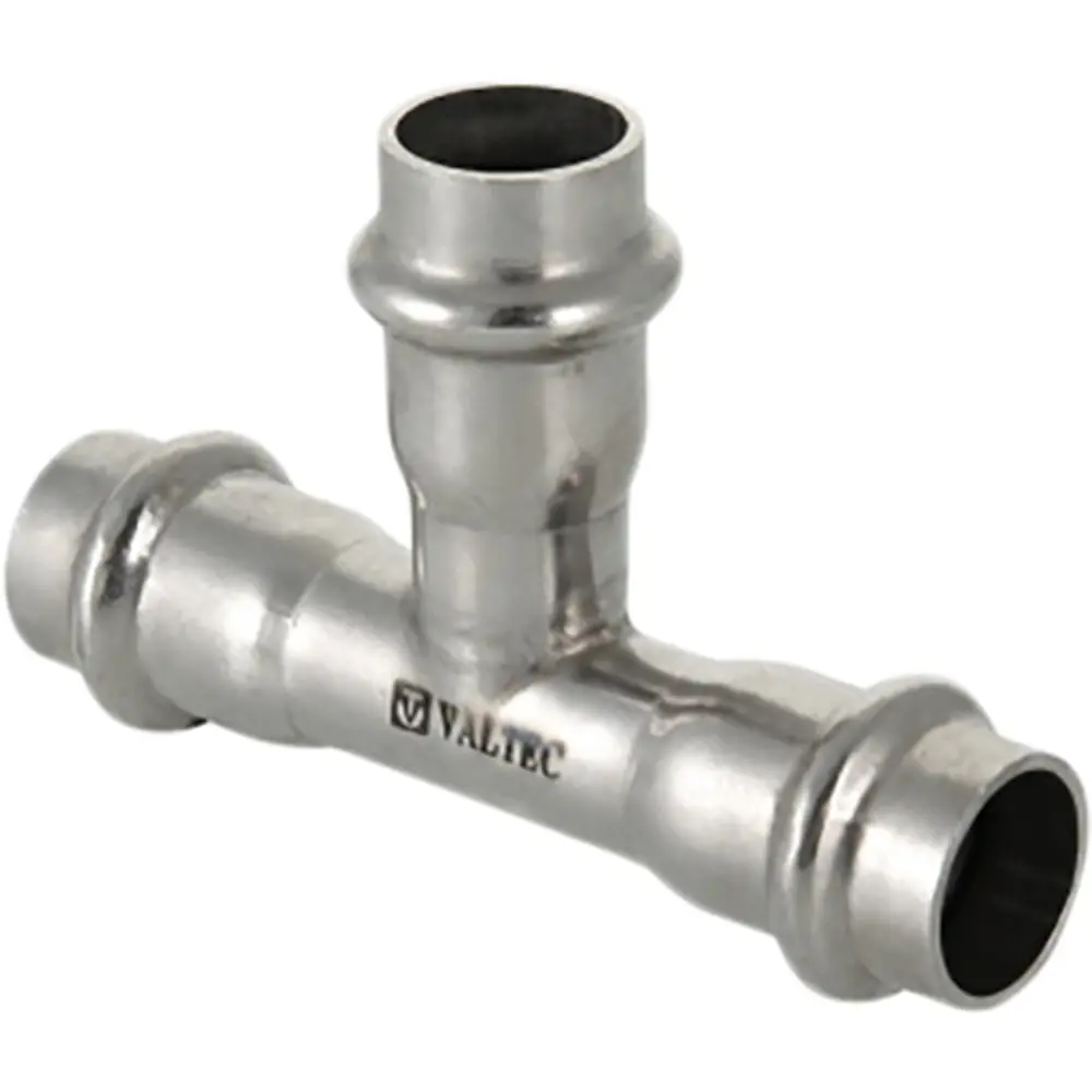 Тройник Valtec 28 мм нержавеющая сталь 82563698 STLM-2202471  - Вид №4