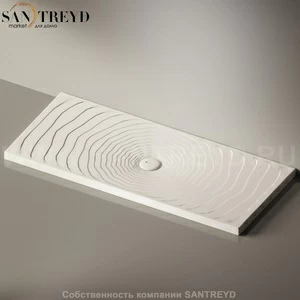 Flaminia WATER DROP Душевой поддон 160 см белый DR7016.9016