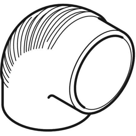 GEBERIT 308.880.14.1 Отвод Geberit Silent-db20 88,5°  - Вид №1