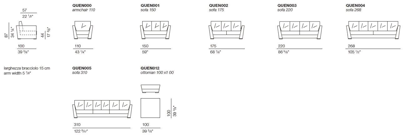 Bodema 4-х местный тканевый диван sun-id-1387072 - Вид №6