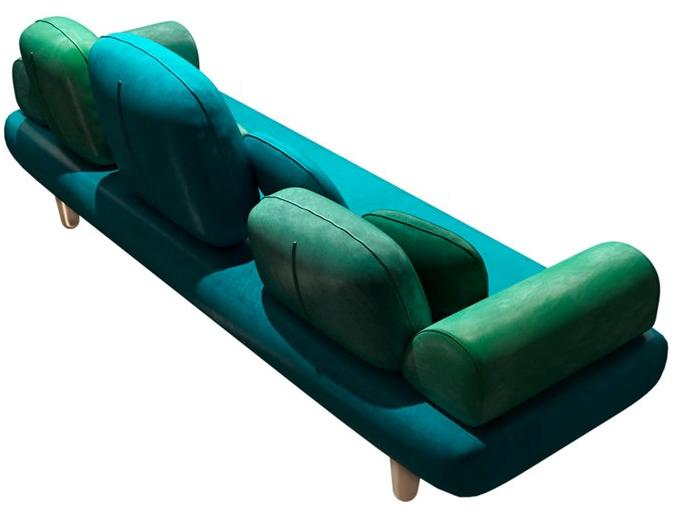 Scarlet Splendour Диван из ткани Forest Fr3 - Вид №3