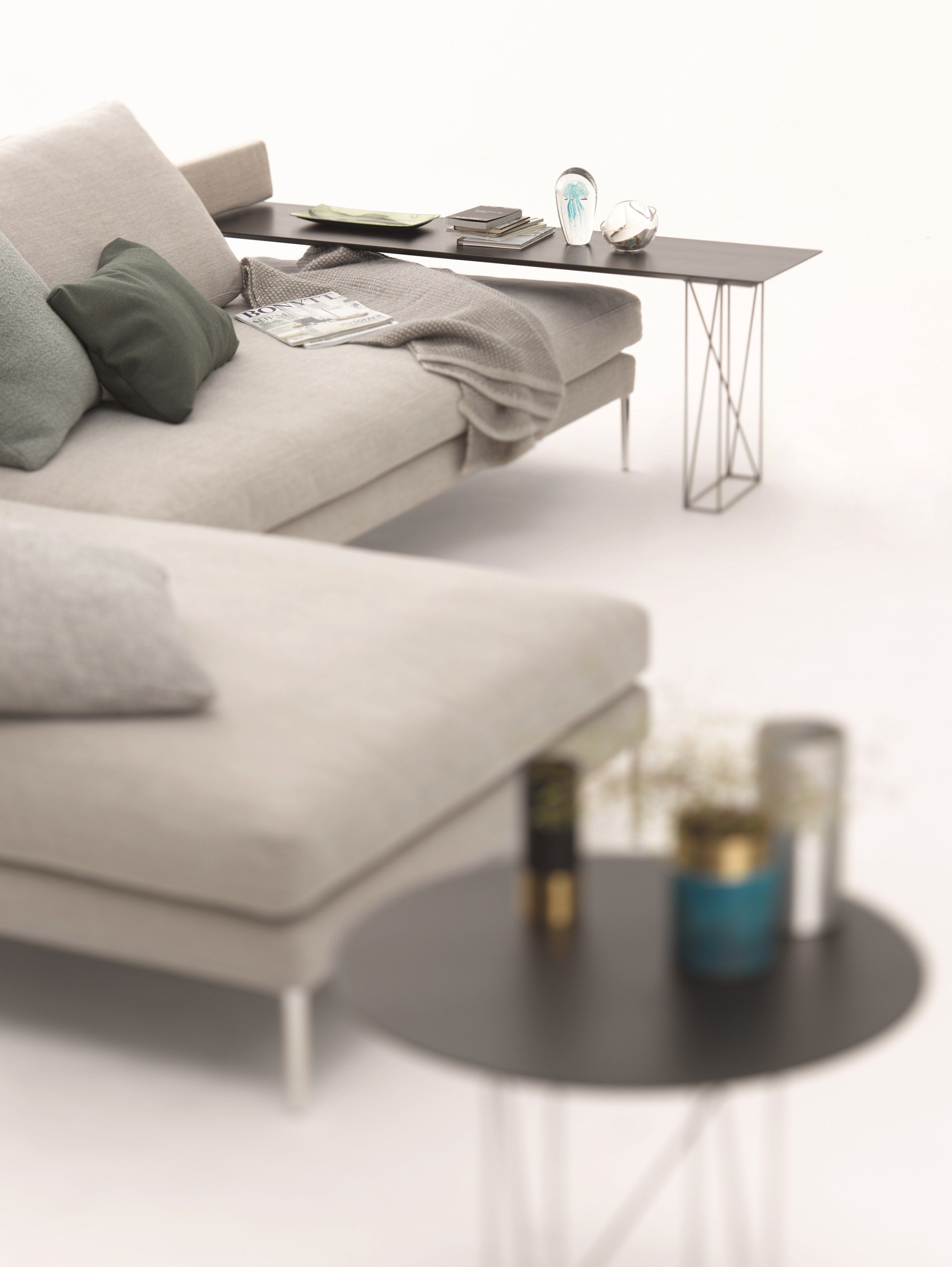 Тканевый диван с полуостровом COR Pilotis ARCH-00002323 - Вид №4