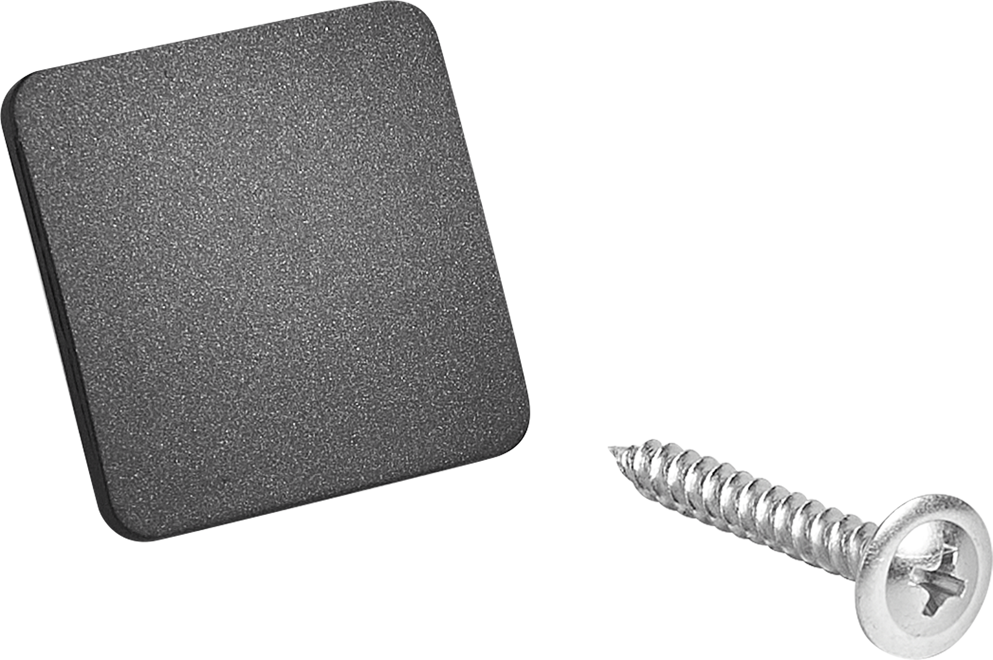 84597961 Ручка-кноб мебельная 88 24x40 мм пластик, цвет антрацит STLM-0052604 Santreyd  - Вид №3