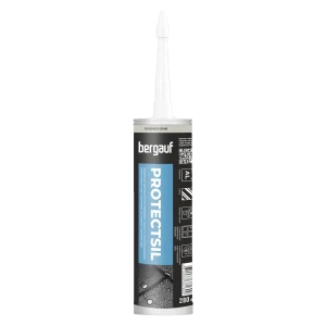 Затирка силиконовая Bergauf Protectsil цвет серебристо-серый 280 мл