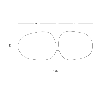 Secolo Taras Кофейный столик из дерева с мраморной столешницей Standard  - Вид №3