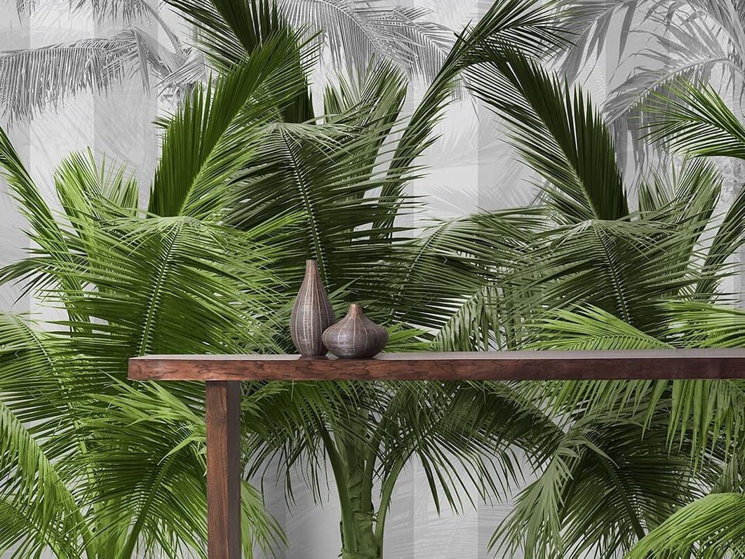 Тропические обои ПВХ бесплатно, ЭКО, моющиеся WallPepper Online SELECTION ARCH-00124154