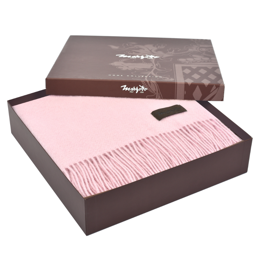 Плед шерстяной Dalia, 130х180 см, бледно-розовый MARZOTTO DALIA3826 - Вид №2