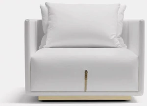 MORADA Поворотное кожаное кресло с подлокотниками Lampo Lampo acs