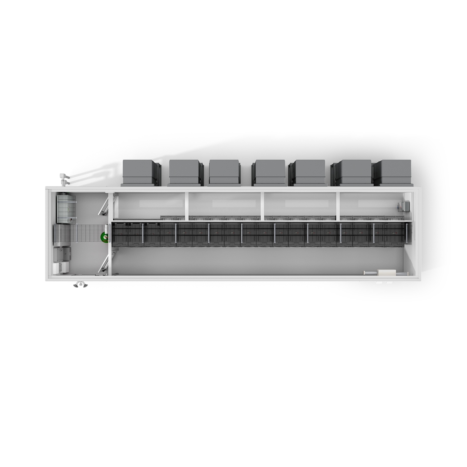 PFMIEC075W1N15C All In One Module 75kW 15rack Wall Mount DX 480V Schneider Electric 