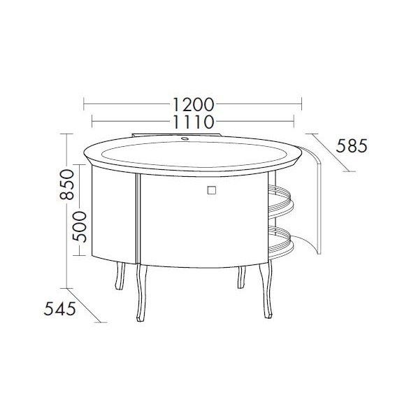 Тумба / DIVA Burgbad sun-id-379392 - Вид №4