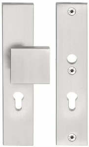 Formani Ручка двери из нержавеющей стали с замком на пластине Square Lsq60-50