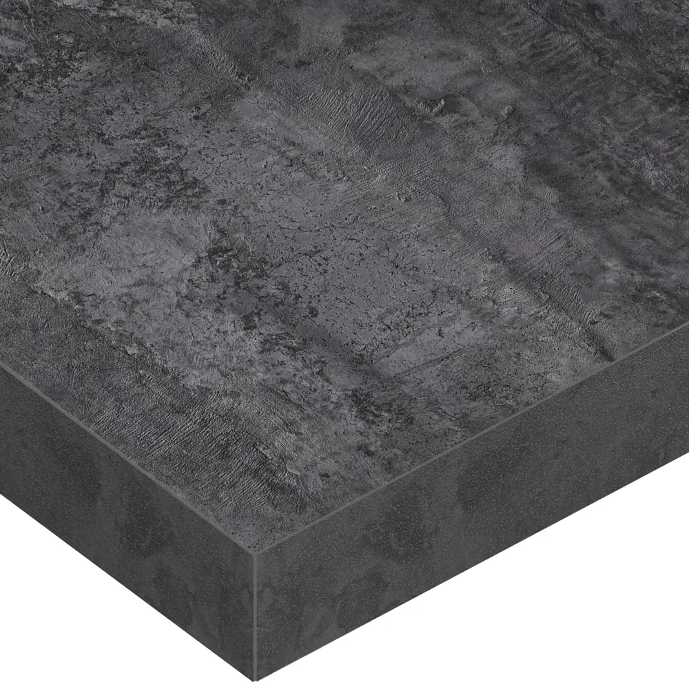 Столешница KONSENSA Бетон темный 60x120x3.8 см ДСП цвет серый 89452032 STLM-2157521 ДСП Прямой угол - Вид №2