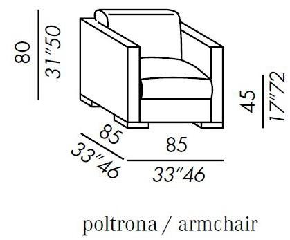 Meridiani Мягкое кожаное кресло Belmon sun-id-1460648 - Вид №1
