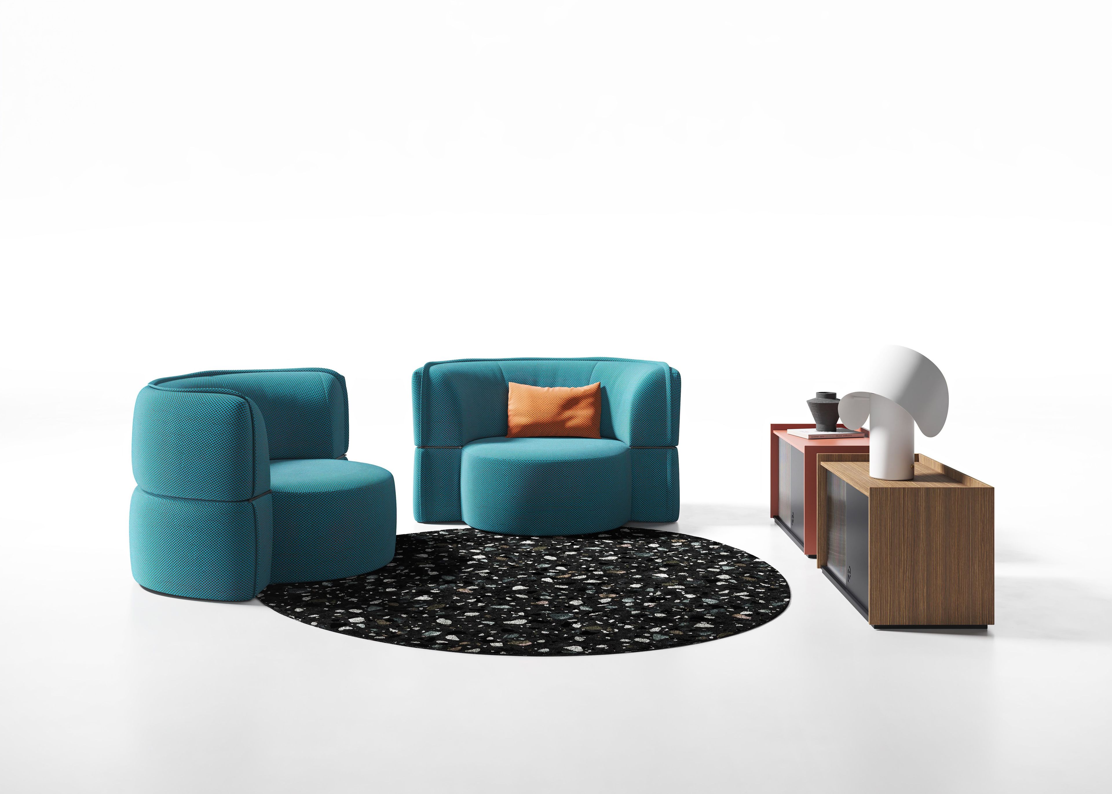 Тканевое кресло с подлокотниками Liu Jo Living Collection ARCH-00005400 - Вид №7