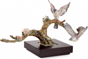 10669100 LLADRO Фигурка Lladro "Лесные трели" 47х29см Фарфор