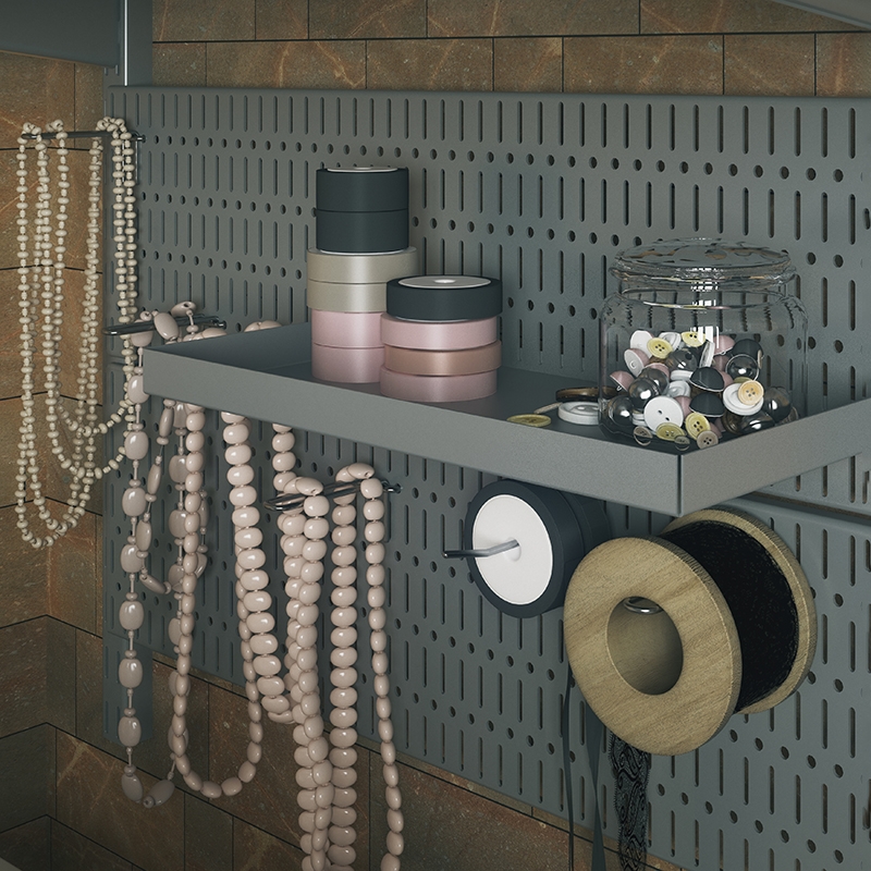 Крючки двойные , D125, металл/хром, 5 шт LJPS0343 Public Steel Россия  - Вид №1