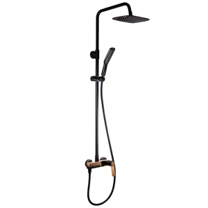 91680685 Душевая стойка Maxonor pure life Bliss PL2483 3 режимная цвет черный STLM-0972255