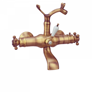 106199 PREMIUM Старый латунный 1866 термостатический ванна-душ Старая Латунь GRB MIXERS