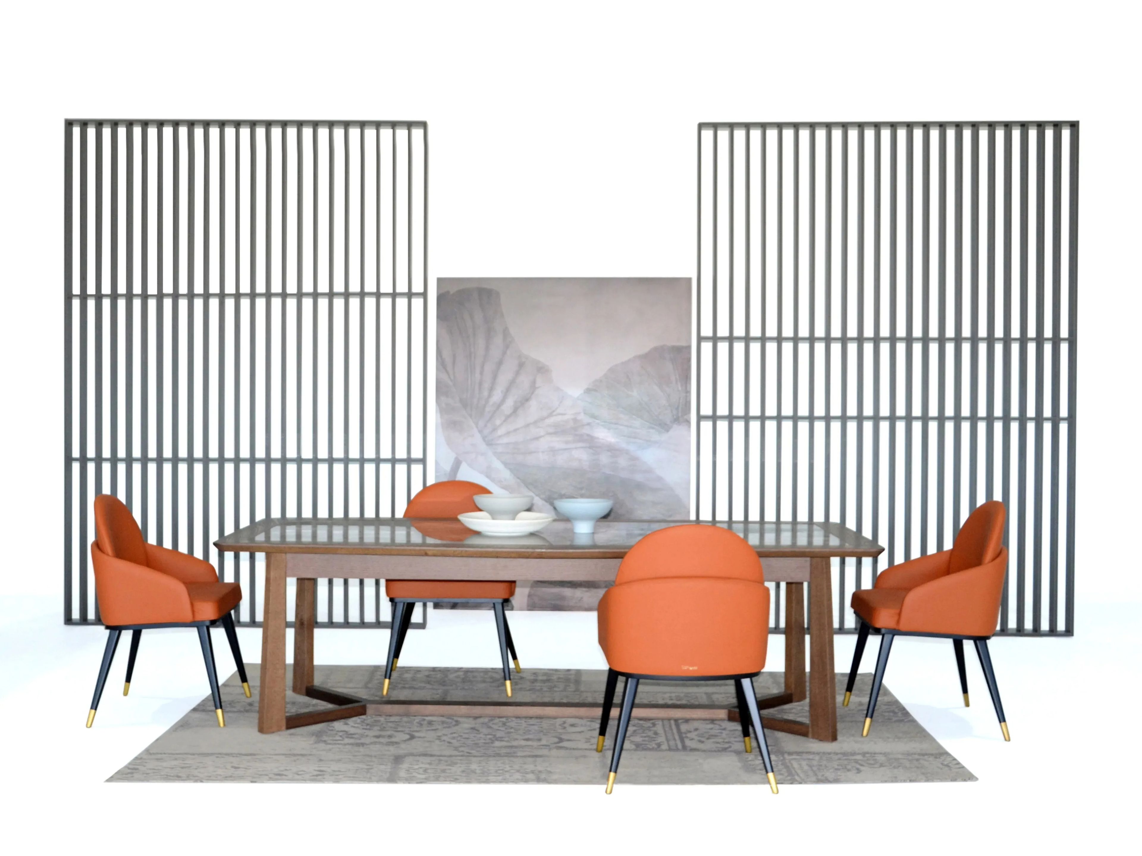 Деревянный прямоугольный обеденный стол с мраморной столешницей ABLE CHARISSA ARCH-00135363 - Вид №7