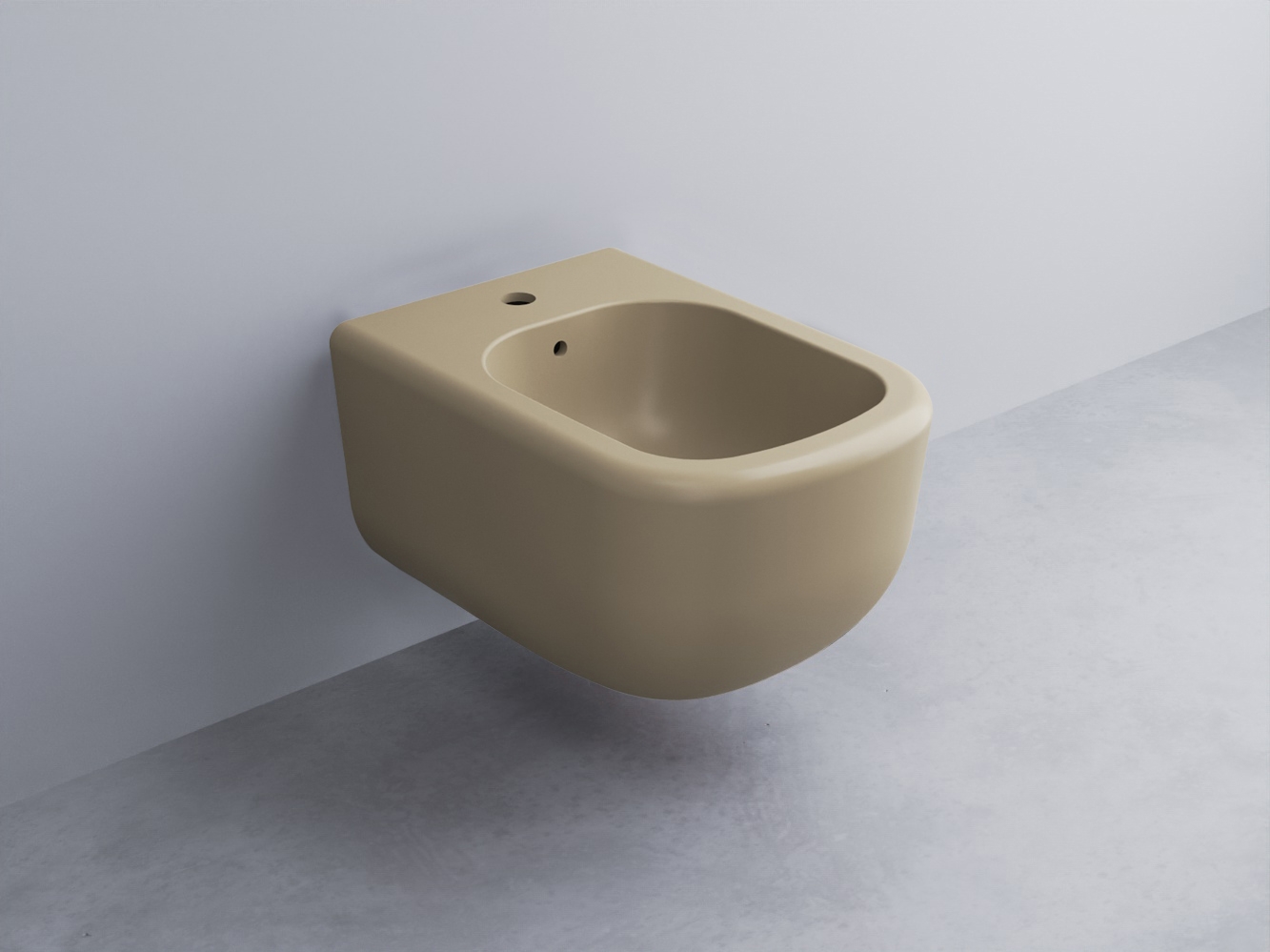 ERBS-AV Биде подвесное с одним отверстием под смеситель, в комплекте с крепежами cielo Era Ceramica Cielo