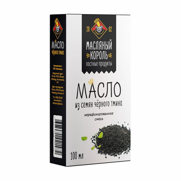 Масло черного тмина Масляный Король 100 мл Santreyd 5863