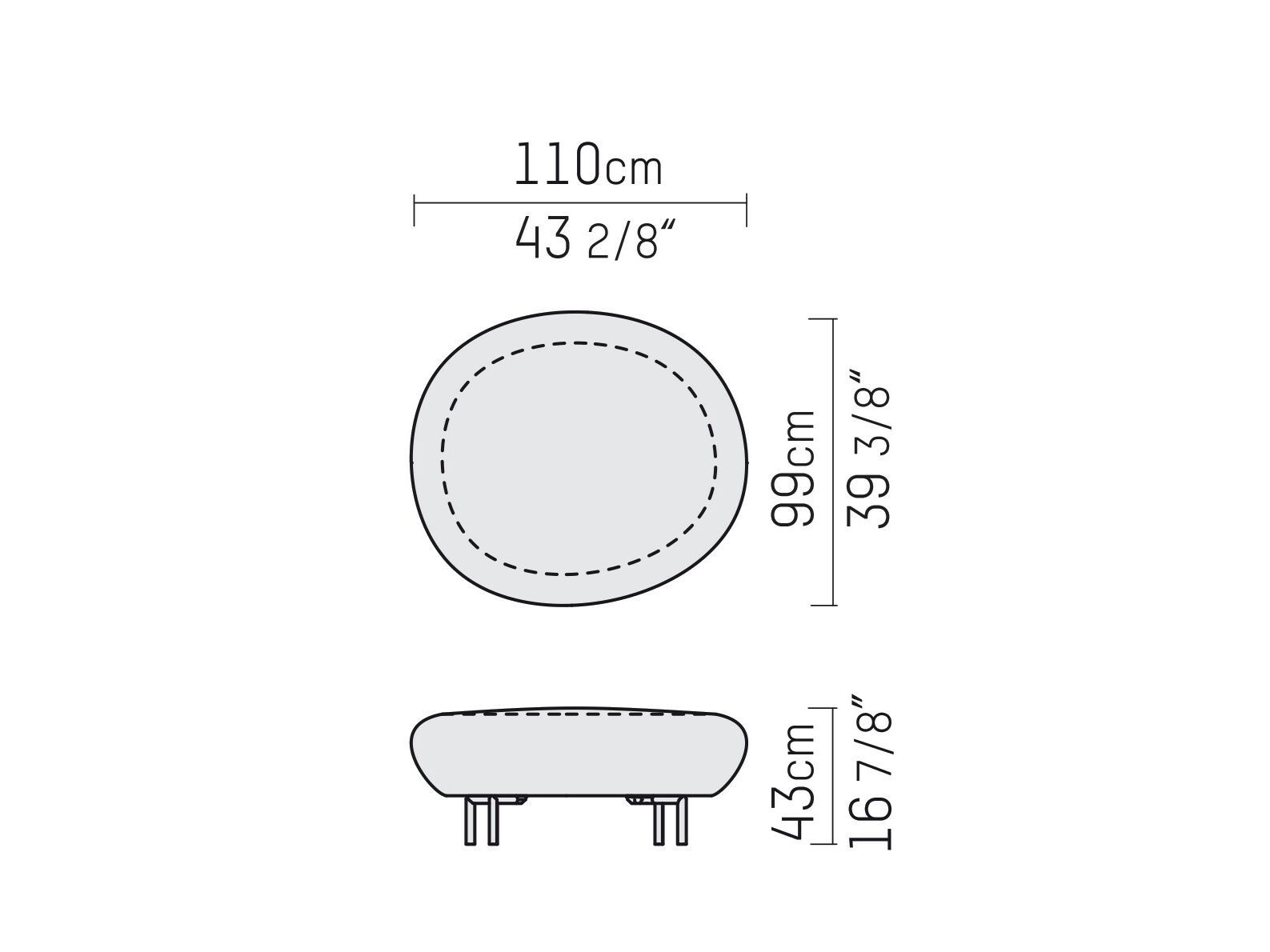 Тканевая подставка для ног Piet Boon ELLA living ARCH-00040009 - Вид №4