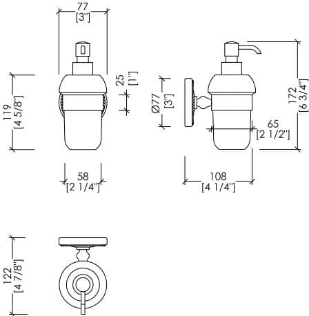 Настенный дозатор мыла In Stock Devon &amp ARCH-00132951 - Вид №2
