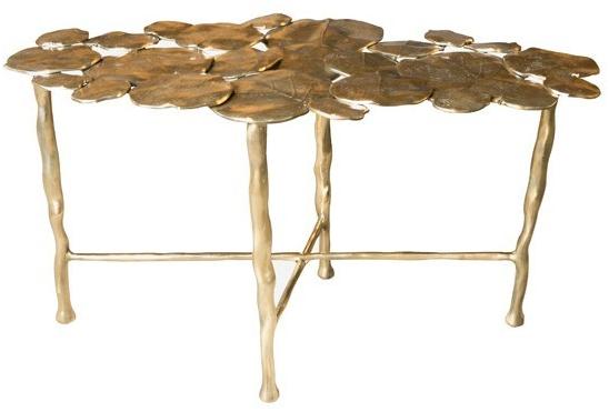 Hamilton Conte Paris Овальный журнальный столик из латуни Nymphea sun-id-1369922 - Вид №3