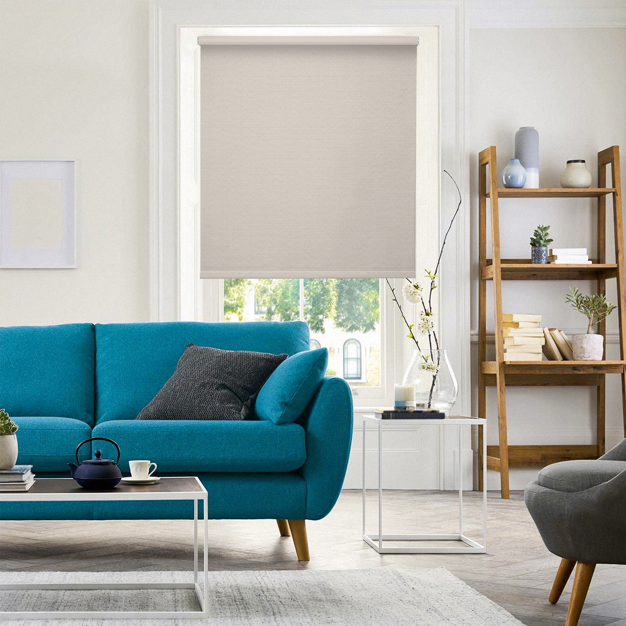 PRAKTO Рулонная штора блэкаут Dublin - бежевая, 50×160 см 82404416 STLM-0026721 - Вид №5
