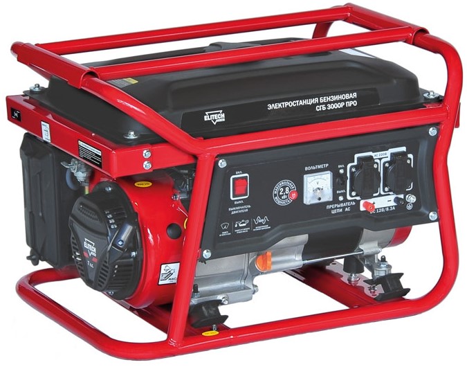 Электрогенератор   бензиновый Elitech PROMO СГБ 3000Р ПРО 9088389 STDN-0118405