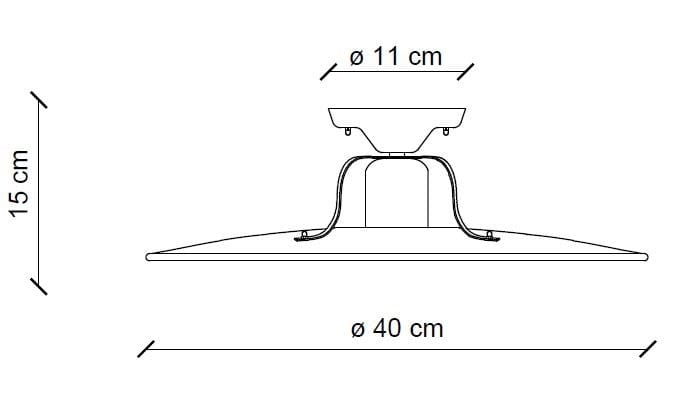 Керамический потолочный светильник FERROLUCE Кантри ARCH-00044118 - Вид №6