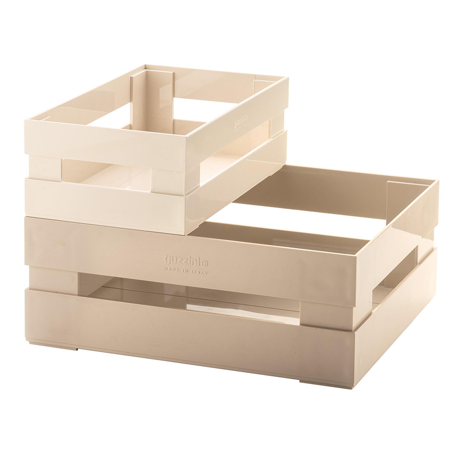 169300190 Ящик для хранения tidy&store, 22,4х5,4х8,7 см, бежевый Guzzini  - Вид №5