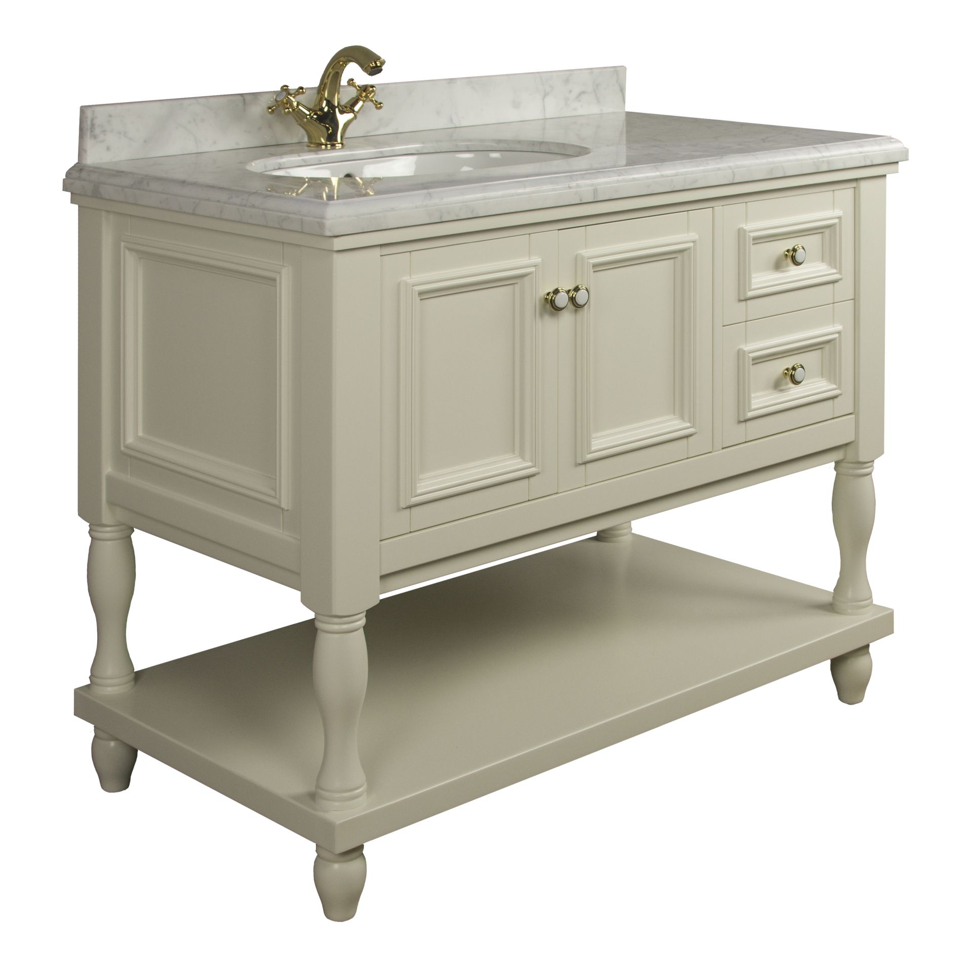 Тумба EDEN 105 арт. TS-8003-CL Левая Ивори Tessoro TS8003CIL - Вид №2