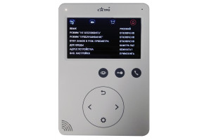 15895019 Цветной монитор видеодомофона без трубки hands-free DM-401-W белый CC000003950 Сатро