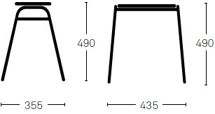 Deadgood Штабелируемый низкий пуфик из ткани Working girl Wg1s - Вид №4