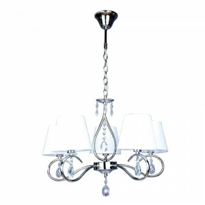 Подвесная люстра Omnilux Molinella OML-56203-05 OMNILUX MOLINELLA 337093 Белый;хром