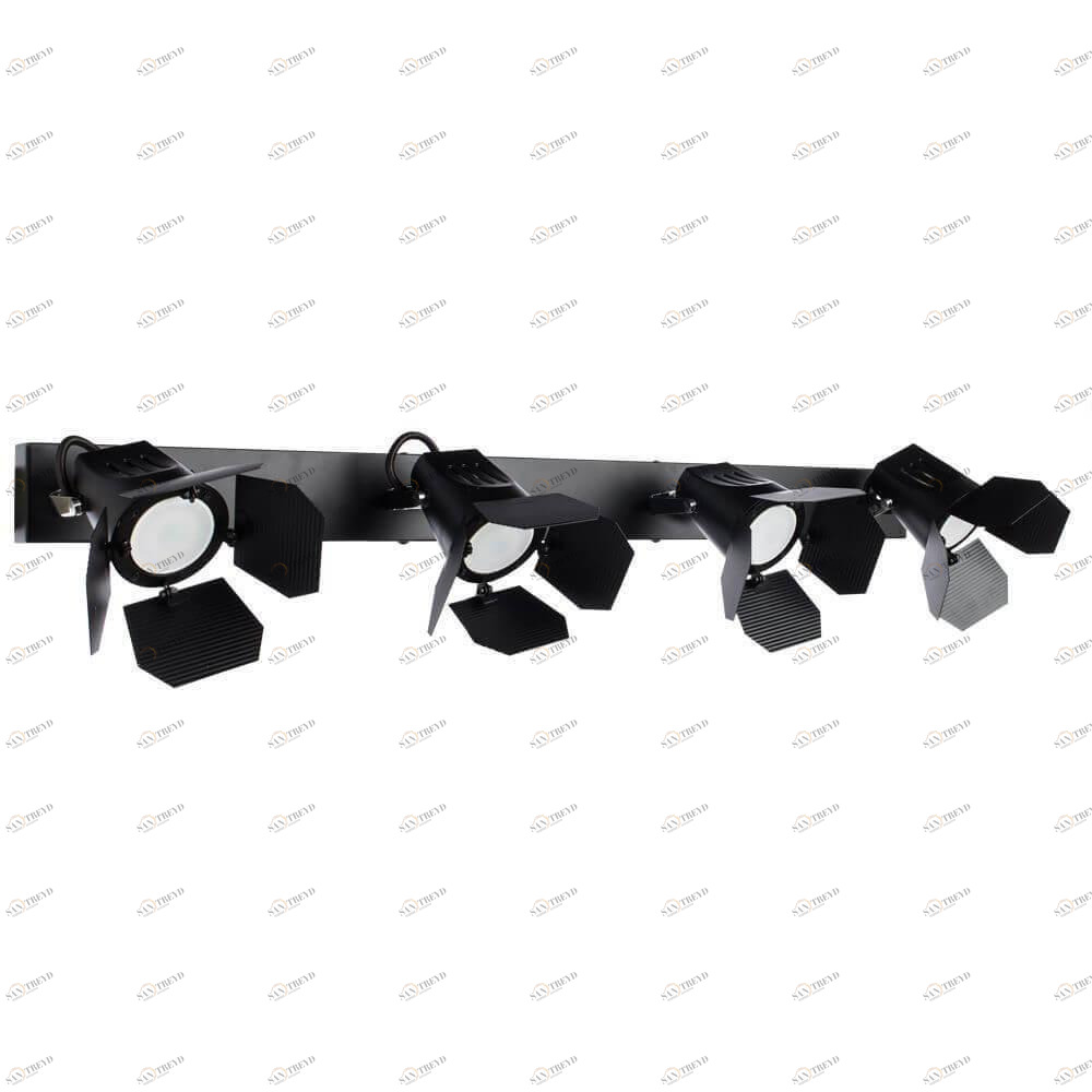 Спот потолочный черный Arte Lamp Cinema A3092PL A3092PL-4BK ARTE LAMP CINEMA ЧЕРНЫЙ 00-3891102 Черный 
