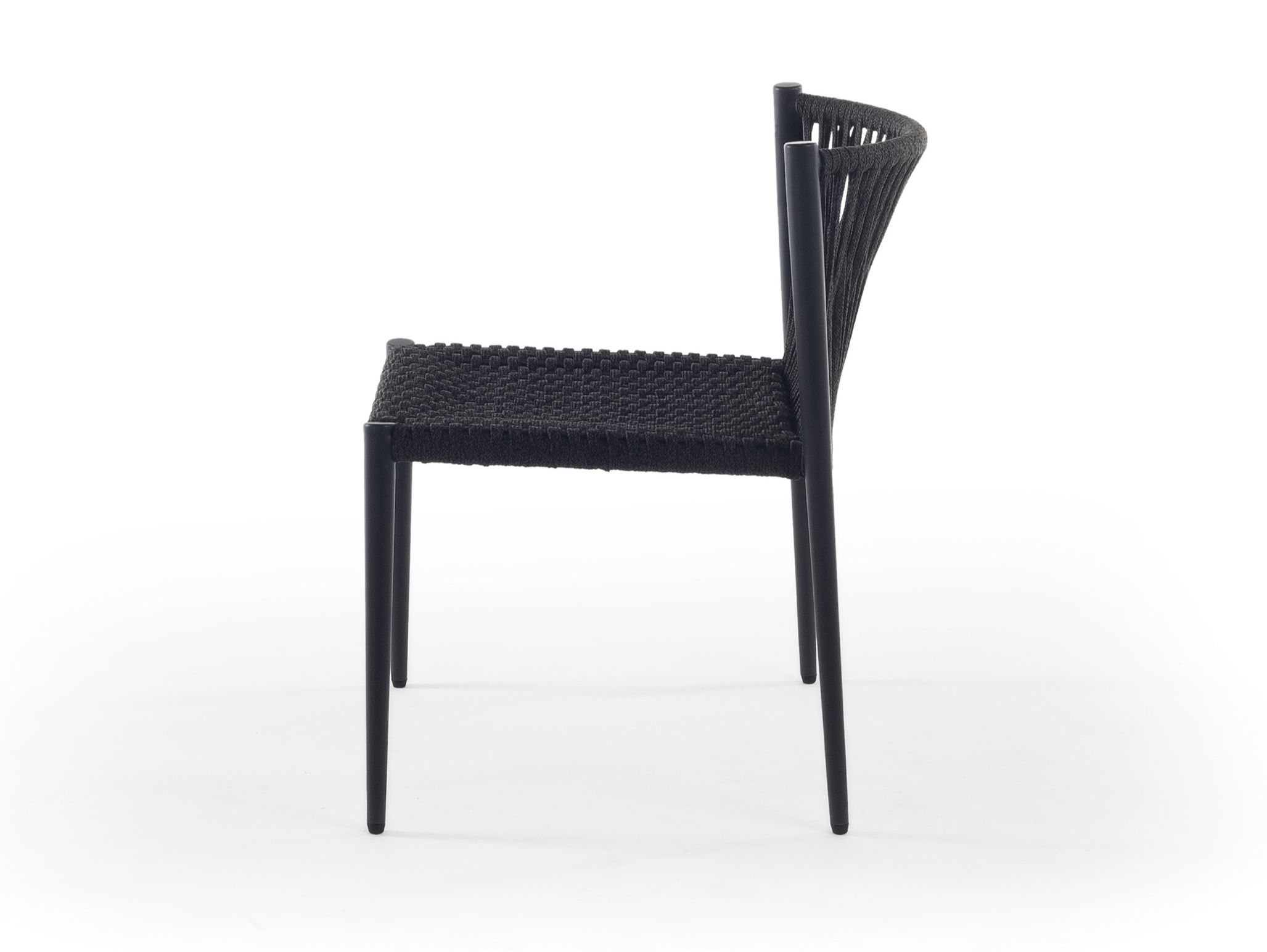 Штабелируемый стул из алюминия и полиолефиновой веревки Unopiù свет ARCH-00003810 - Вид №3