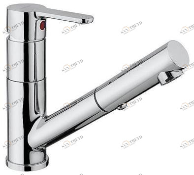 Rubinetterie Frattini Смеситель для мойки, однорычажный, с вытяжным душем Mocca sun-id-1473487