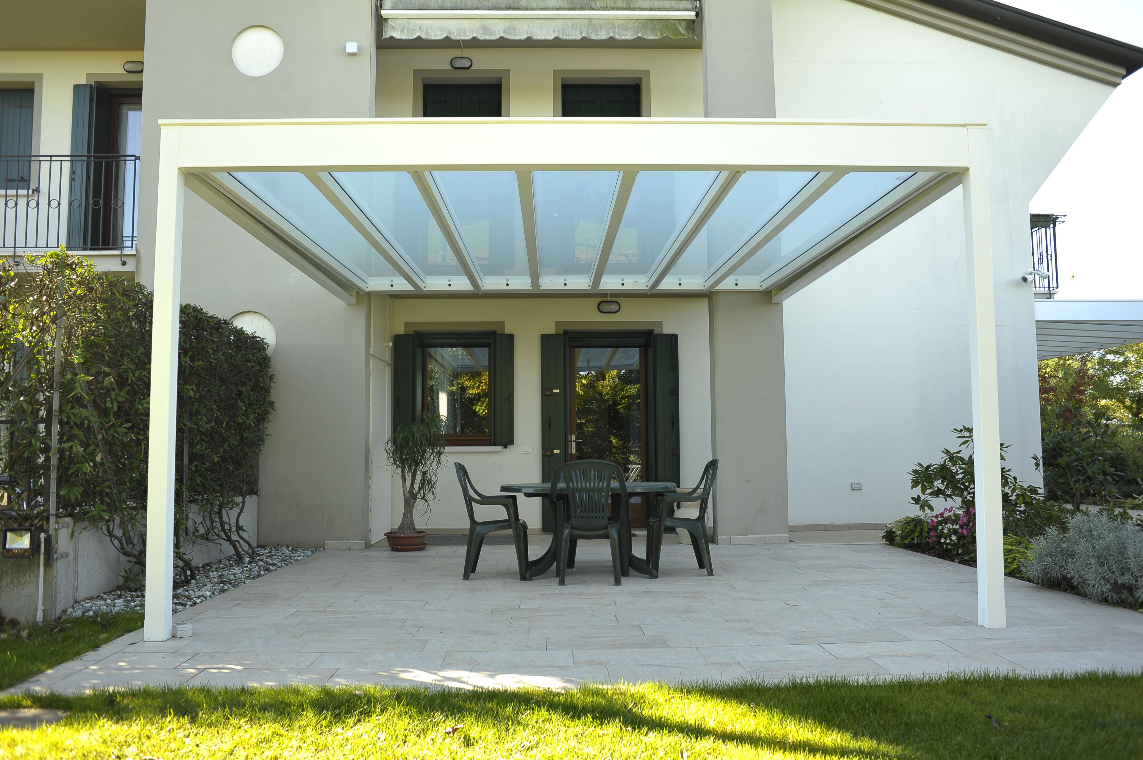 Индивидуальные настенные перголы с фиксированным брезентом из ПВХ L'Officina by Adami A1-A2-A5 ARCH-00012649 - Вид №3