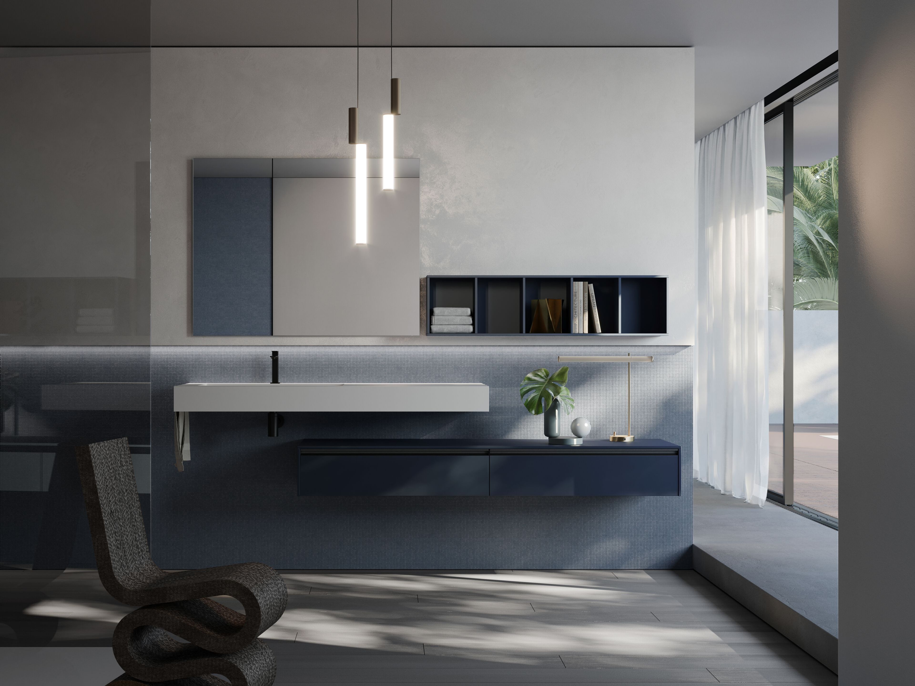 Подвесной умывальник Ideagroup Sense ARCH-00013066